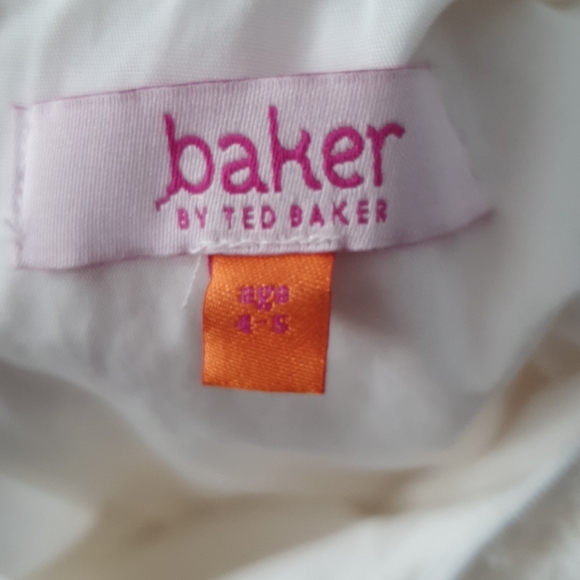 Baker by Ted Baker girls White eyelet dress - Picture 3 of 4